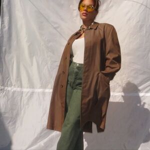 VINTAGE IRIDESCENT SWING COAT